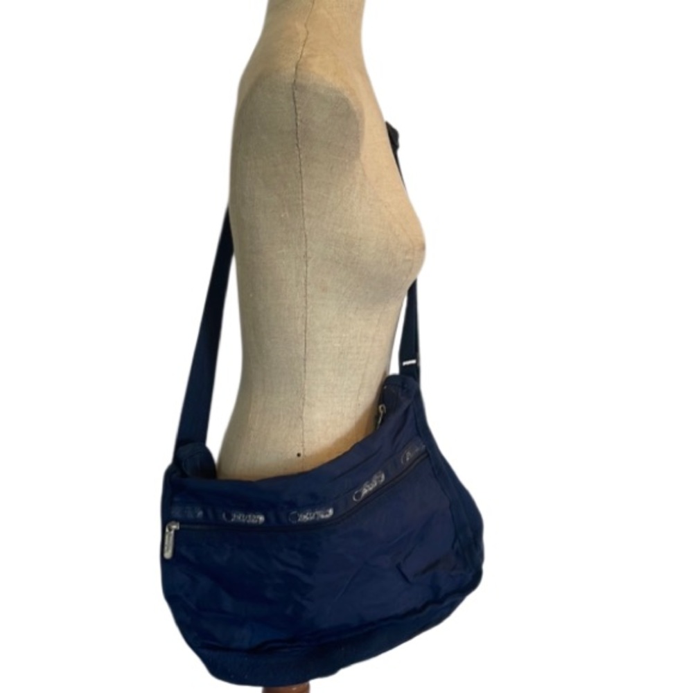 Le sports Sac Navy Blue Crossbody shoulder bag purse Pocketbook organizer USA